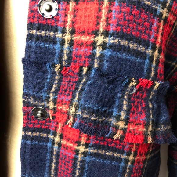 Jack by BB Dakota plaid snap front coat - Picture 4 of 8